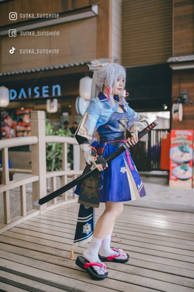 ผลงานแปลงโฉม Ayaka สุดตะมุตะมิจาก Genshin Impact