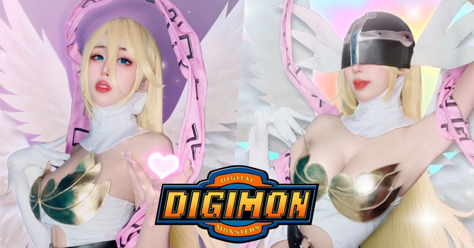 คุณคิตตี้ Evolution กลายเป็น Angewomon จาก Digimon! 1 คุณคิตตี้ Evolution กลายเป็น Angewomon จาก Digimon!