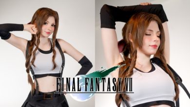 คอสเพลย์ Aerith ในชุด Tifa ที่คาวาอี้แบบลงตัว