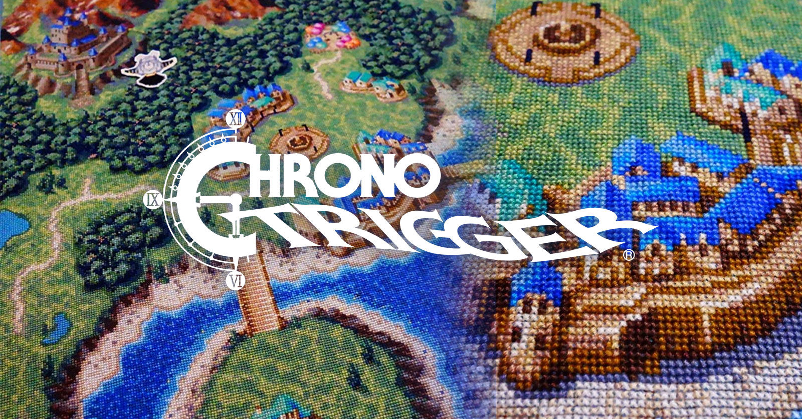 แฟนเกมชาวญี่ปุ่นถักโครเชต์เป็นแผนที่ Chrono Trigger 1 แฟนเกมชาวญี่ปุ่นถักโครเชต์เป็นแผนที่ Chrono Trigger
