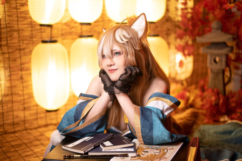 งานคอสเพลย์ Ms. Hina จาก Genshin Impact