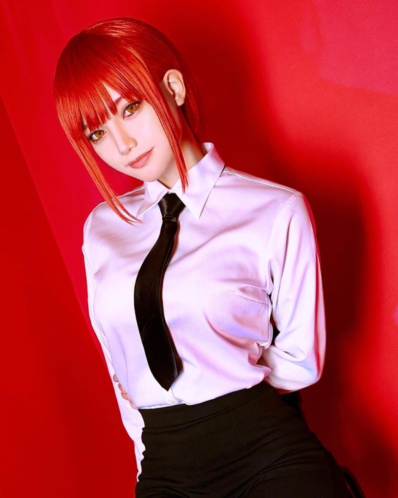 ไอดอลและนักร้องเพลงอนิเมะชาวญี่ปุ่นแปลงโฉมเป็น Makima จาก Chainsaw Man 4 ไอดอลและนักร้องเพลงอนิเมะชาวญี่ปุ่นแปลงโฉมเป็น Makima จาก Chainsaw Man