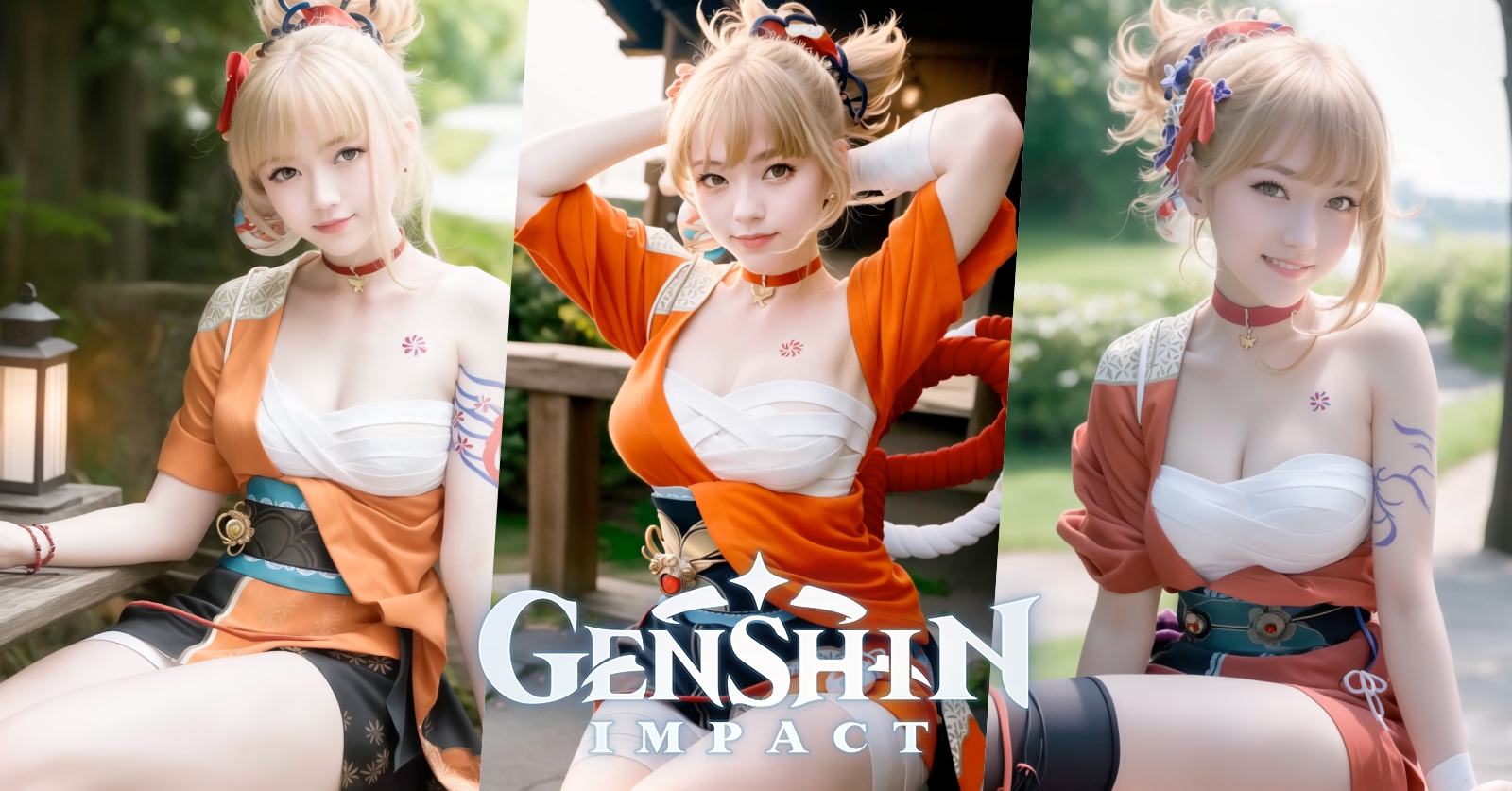 แจ่มว้าวงานคอสเพลย์ Yoimiya จาก Genshin Impact 1 แจ่มว้าวงานคอสเพลย์ Yoimiya จาก Genshin Impact