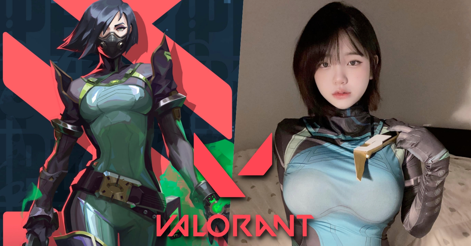 ผลงานการแปลงโฉมเป็น Viper จาก Valorant จากสาวไทย 1 ผลงานการแปลงโฉมเป็น Viper จาก Valorant จากสาวไทย