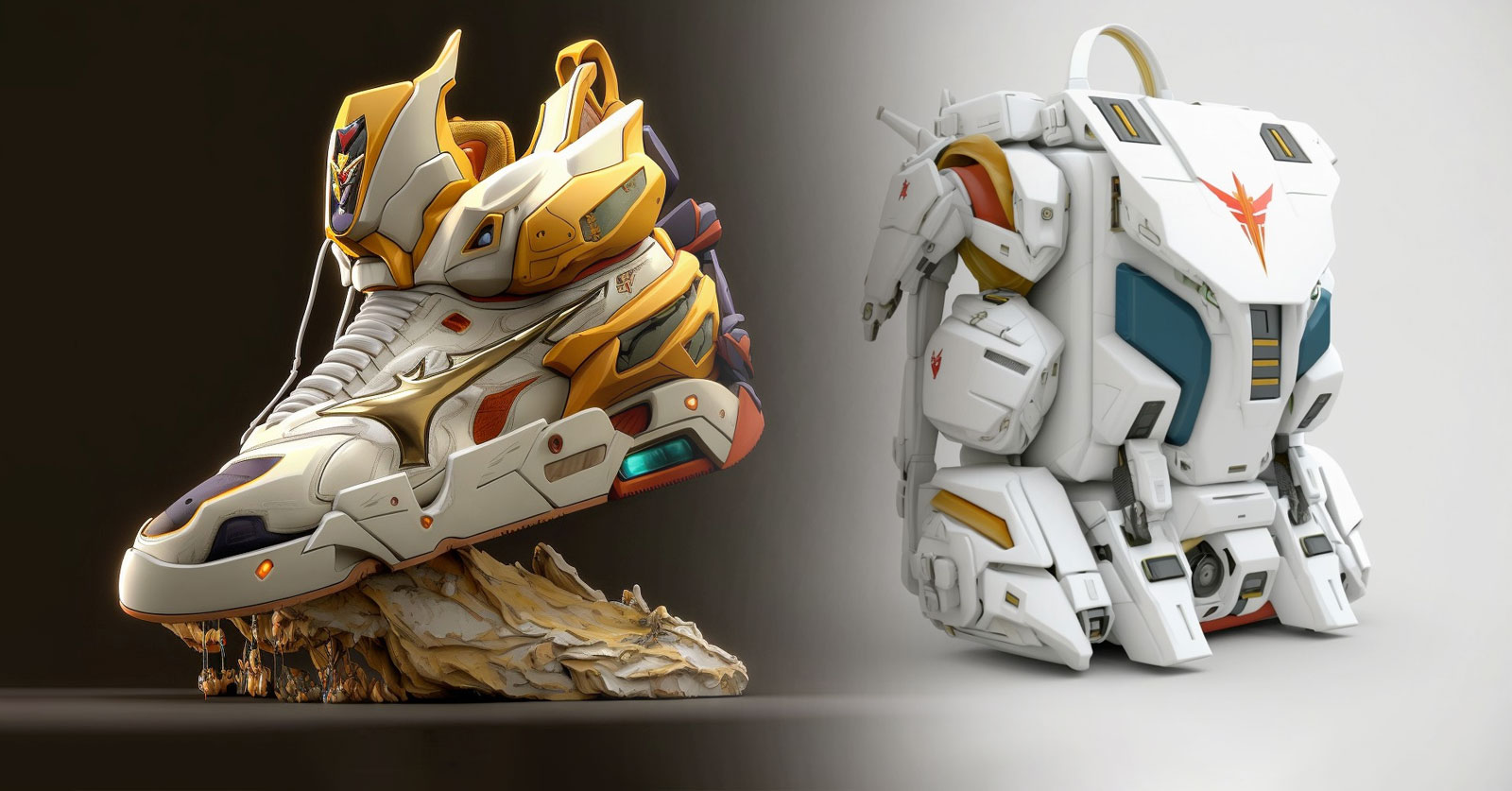 รวมภาพกระเป๋าและรองเท้าจาก Gundam 1 รวมภาพกระเป๋าและรองเท้าจาก Gundam
