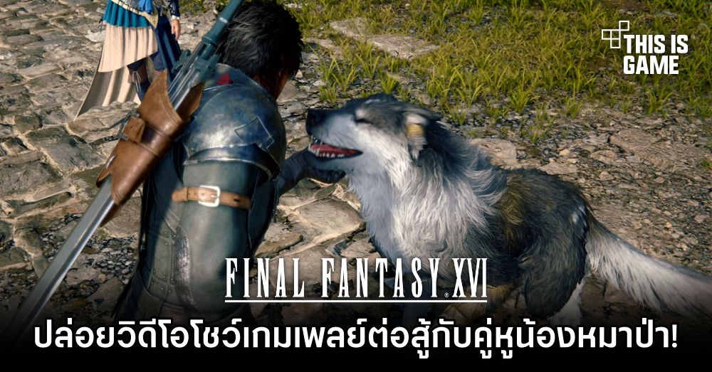 Final Fantasy XVI ปล่อยวิดีโอโชว์เกมเพลย์ต่อสู้กับคู่หูน้องหมาป่า! 1 Final Fantasy XVI ปล่อยวิดีโอโชว์เกมเพลย์ต่อสู้กับคู่หูน้องหมาป่า!