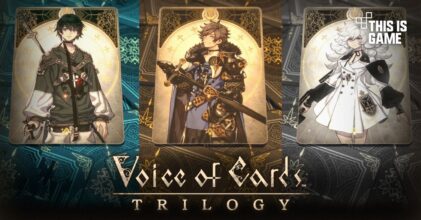 Voice of Cards Trilogy เกม Turn-Based RPG วางจำหน่ายบนมือถือสโตร์ไทยแล้ว