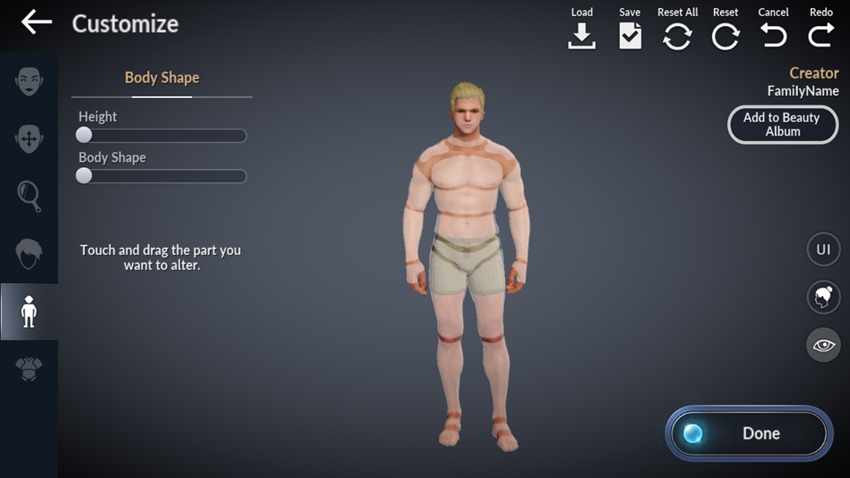 Black Desert Mobile – แนะนำระบบปรับแต่งตัวละคร