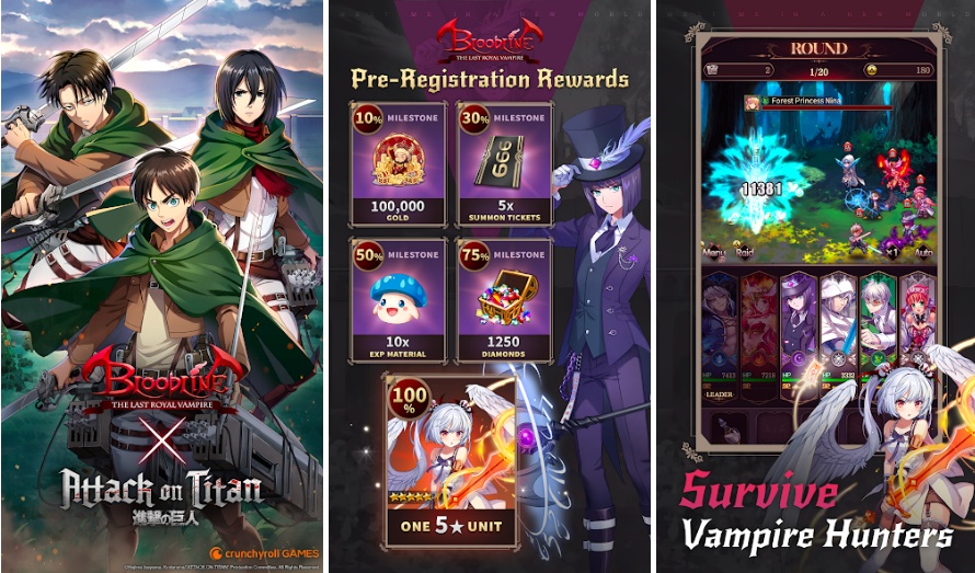 Bloodline: Last Royal Vampire เปิดให้บริการบนสโตร์ต่างประเทศแล้ว 6 Bloodline: Last Royal Vampire เปิดให้บริการบนสโตร์ต่างประเทศแล้ว