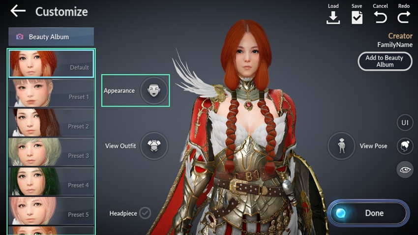 Black Desert Mobile – แนะนำระบบปรับแต่งตัวละคร