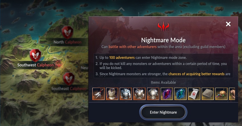 Black Desert Mobile – ดินแดน Nightmare 4 Black Desert Mobile – ดินแดน Nightmare