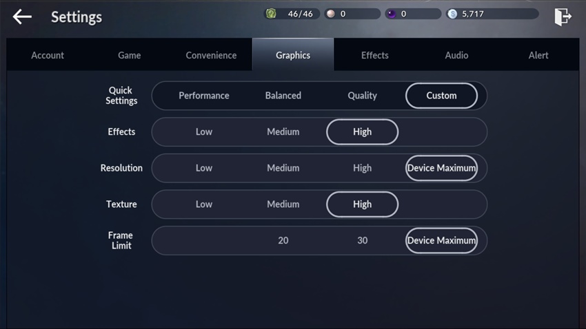 Black Desert Mobile – การตั้งค่าระบบภายในเกม 7 Black Desert Mobile – การตั้งค่าระบบภายในเกม