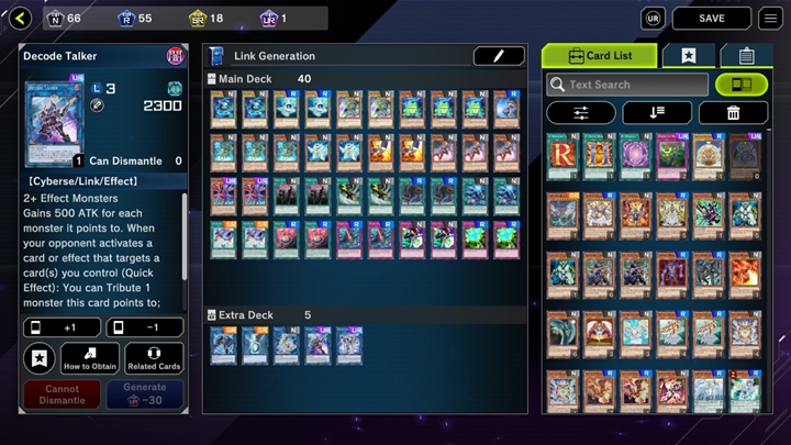 รายชื่อการ์ดที่ถูกแบนและลิมิตใน Yu-Gi-Oh! Master Duel