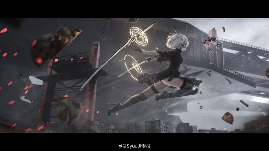 อย่างสุด!! คอสเพลย์ 2B จาก NieR: Automata ผลงานชาวจีน 8 อย่างสุด!! คอสเพลย์ 2B จาก NieR: Automata ผลงานชาวจีน