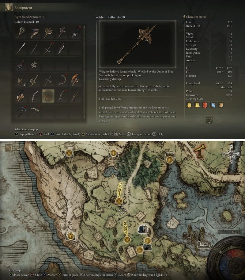 Elden Ring - Tier List อาวุธ และแหล่งที่หามาได้ 4 Elden Ring - Tier List อาวุธ และแหล่งที่หามาได้
