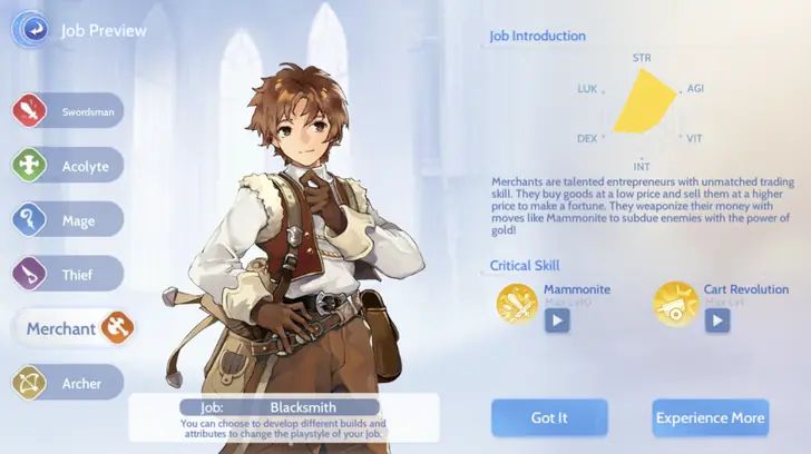 แนะนำระบบคลาสใน Ragnarok Origin 11 แนะนำระบบคลาสใน Ragnarok Origin