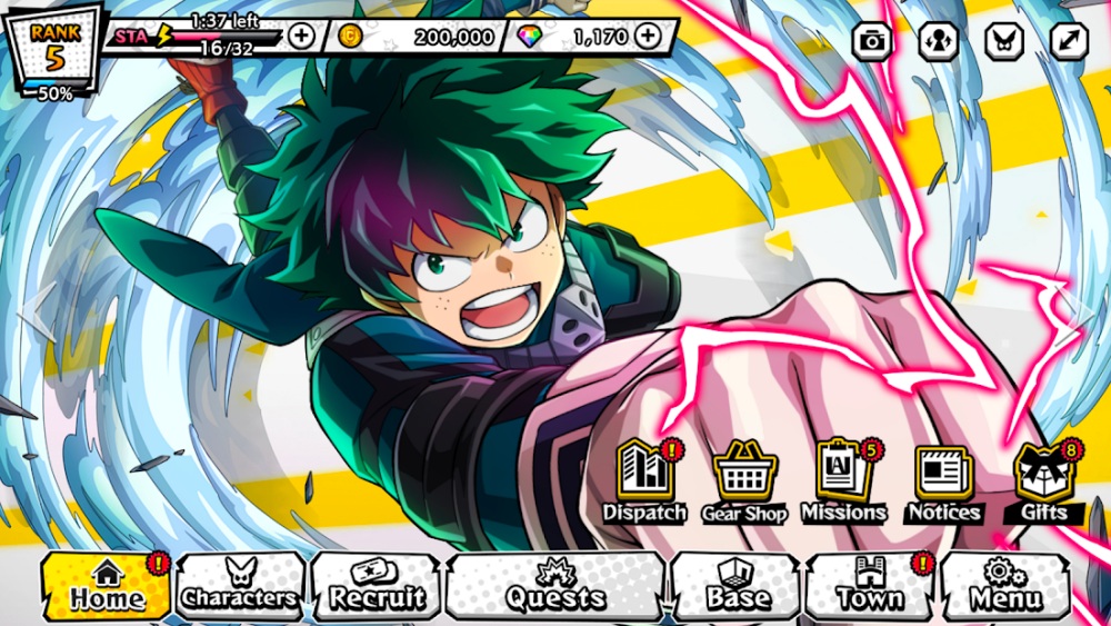 My Hero Academia: Ultra Impact เปิดให้บริการบนสโตร์ไทยแล้ว 5 My Hero Academia: Ultra Impact เปิดให้บริการบนสโตร์ไทยแล้ว
