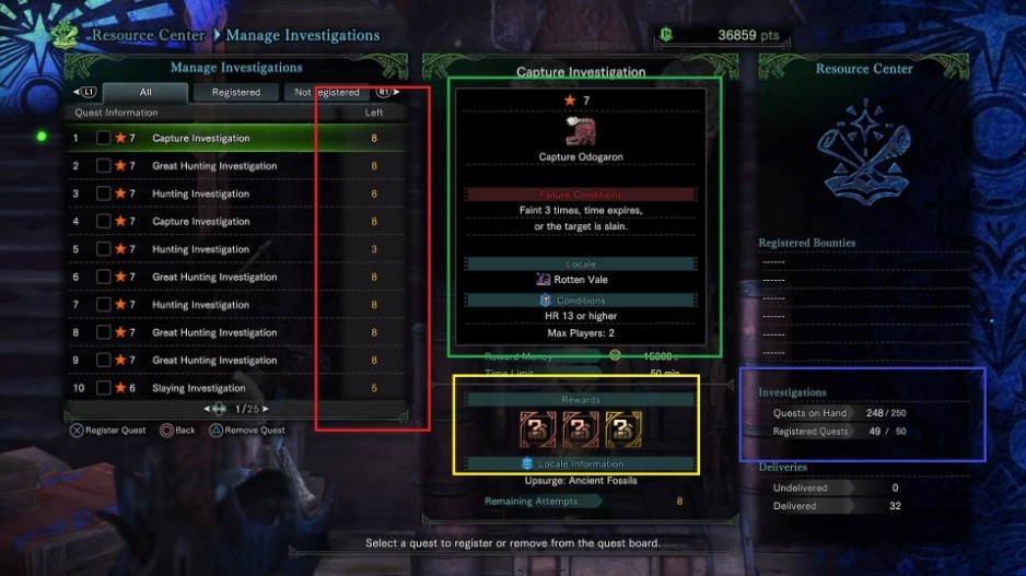 Monster Hunter World: แนะนำระบบ Investigations 5 Monster Hunter World: แนะนำระบบ Investigations