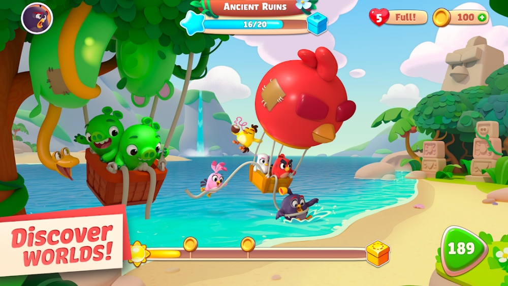 Angry Birds Journey เปิดให้บริการบนสโตร์ไทยแล้ว 6 Angry Birds Journey เปิดให้บริการบนสโตร์ไทยแล้ว