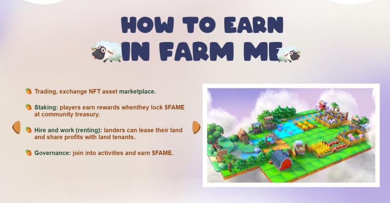 Farm Me เกมทำฟาร์มในรูปแบบ Play to Earn-NFT สายฟรีก็เล่นได้ 3 Farm Me เกมทำฟาร์มในรูปแบบ Play to Earn-NFT สายฟรีก็เล่นได้