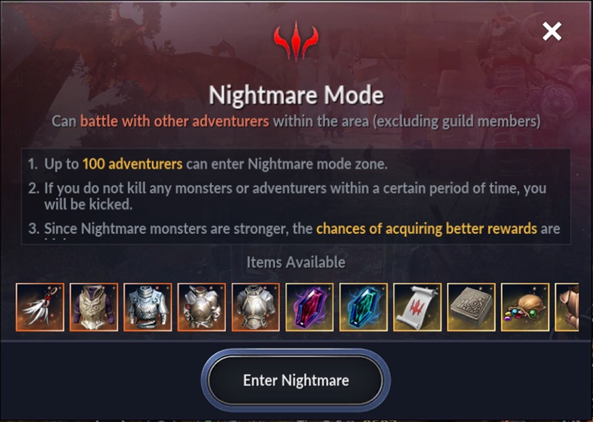 Black Desert Mobile – ดินแดน Nightmare 6 Black Desert Mobile – ดินแดน Nightmare