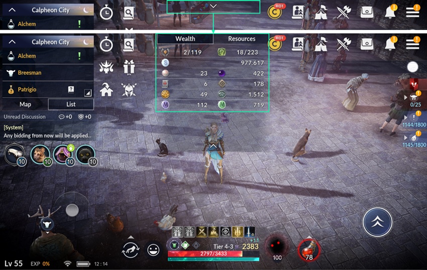 Black Desert Mobile – แนะนำระบบ Wealth