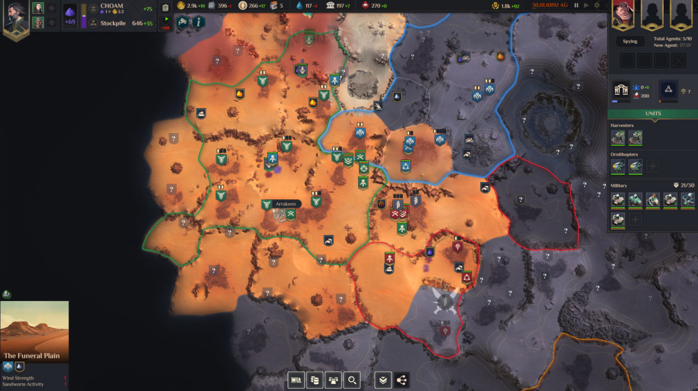 DUNE: Spice Wars เตรียมวางขายบน Steam ในปีหน้า 5 DUNE: Spice Wars เตรียมวางขายบน Steam ในปีหน้า