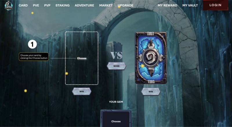 Empire Warriors เกม NFT มัลติแพลตฟอร์มเล่นการ์ดเกมหาเงิน