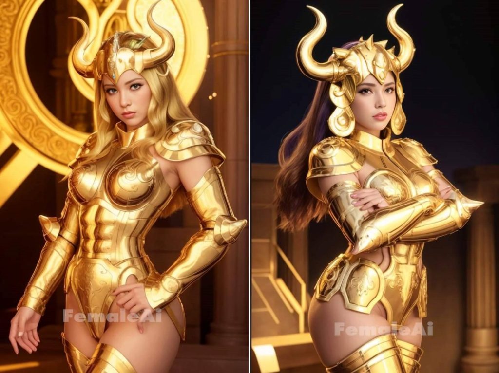 แฟนอาร์ต Taurus จาก Saint Seiya ฝีมือ AI 2 แฟนอาร์ต Taurus จาก Saint Seiya ฝีมือ AI