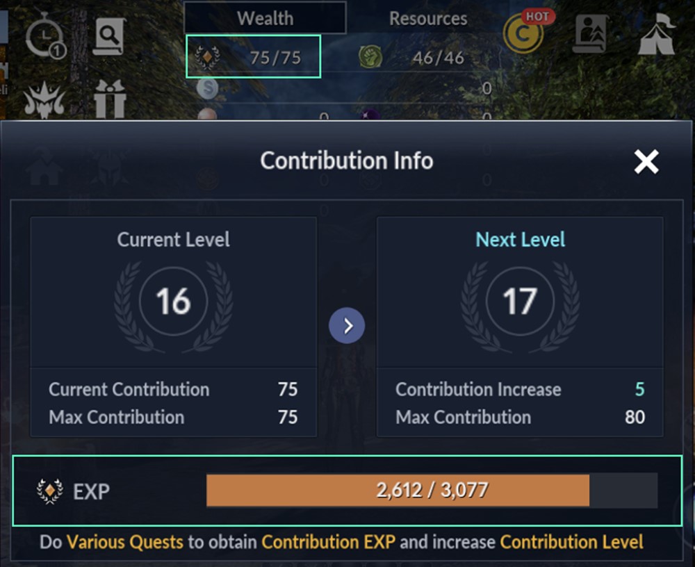 Black Desert Mobile – ข้อมูลพื้นฐานแต้มช่วยเหลือ (Contribution) 5 Black Desert Mobile – ข้อมูลพื้นฐานแต้มช่วยเหลือ (Contribution)