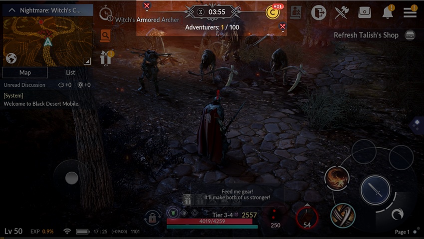 Black Desert Mobile – ดินแดน Nightmare 7 Black Desert Mobile – ดินแดน Nightmare