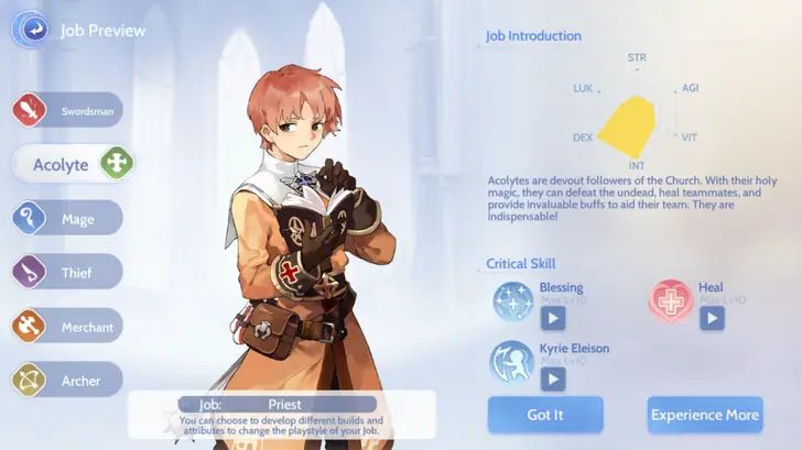 แนะนำระบบคลาสใน Ragnarok Origin 8 แนะนำระบบคลาสใน Ragnarok Origin