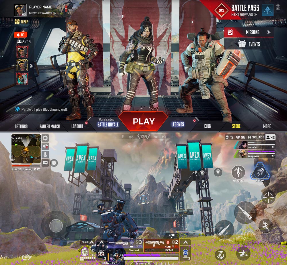 มีภาษาไทย ! Apex Legends Mobile เปิดให้เล่นพร้อมกันแล้ววันนี้ทั้งบนระบบ iOS/Android 6 มีภาษาไทย ! Apex Legends Mobile เปิดให้เล่นพร้อมกันแล้ววันนี้ทั้งบนระบบ iOS/Android