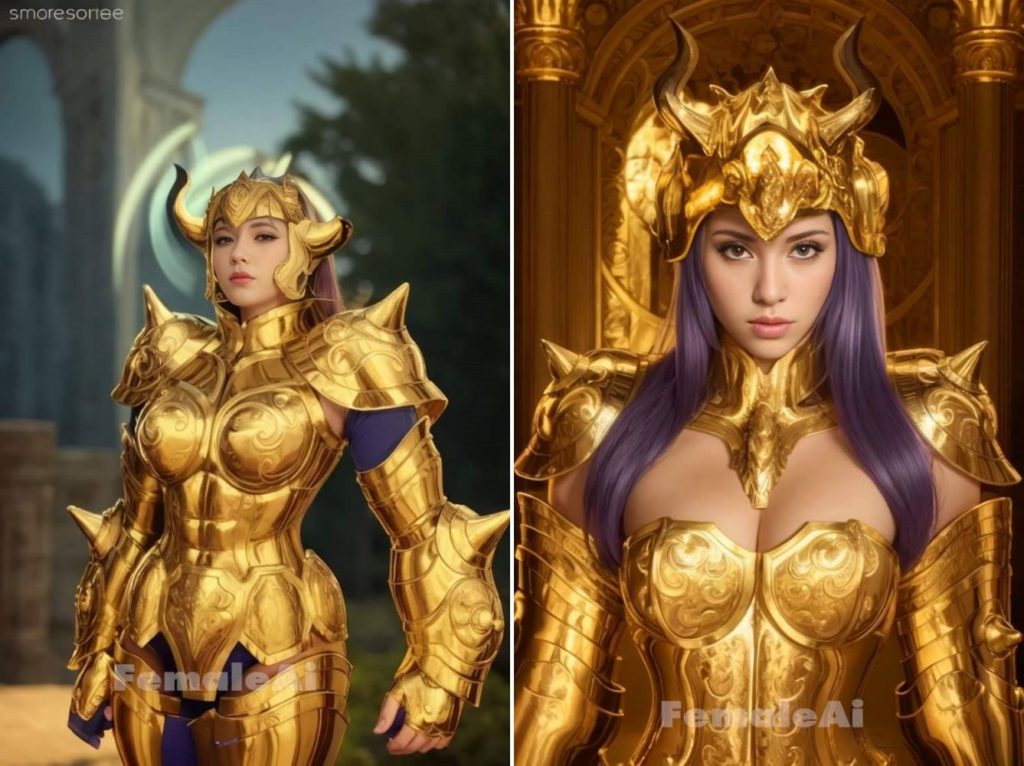 แฟนอาร์ต Taurus จาก Saint Seiya ฝีมือ AI 4 แฟนอาร์ต Taurus จาก Saint Seiya ฝีมือ AI