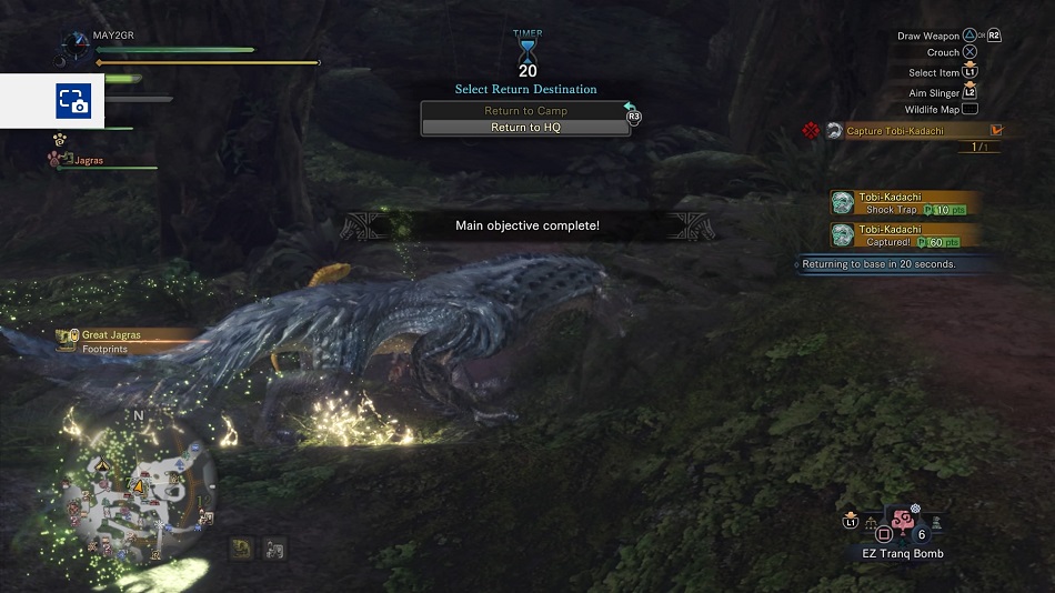 วิธีจับเป็นมอนสเตอร์ใน Monster Hunter World 9 วิธีจับเป็นมอนสเตอร์ใน Monster Hunter World