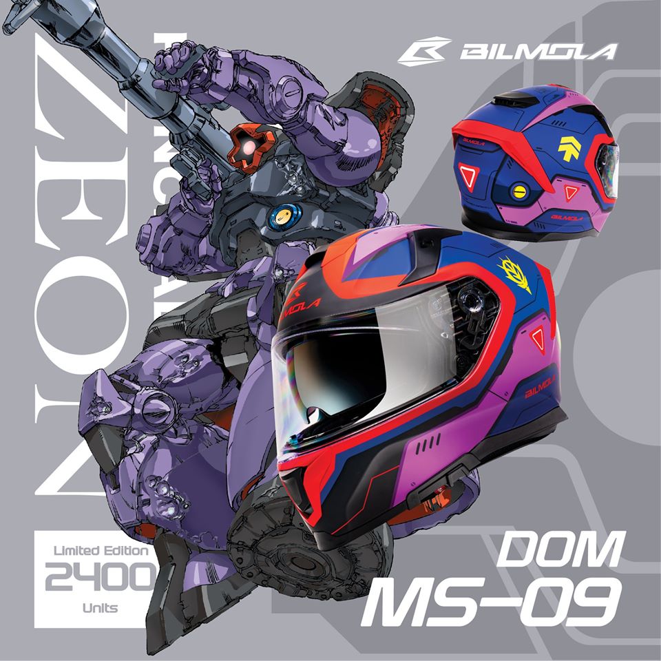 หมวกกันน็อก BILMOLA ส่งลายใหม่เอาใจสาวก GUNDAM 4 หมวกกันน็อก BILMOLA ส่งลายใหม่เอาใจสาวก GUNDAM