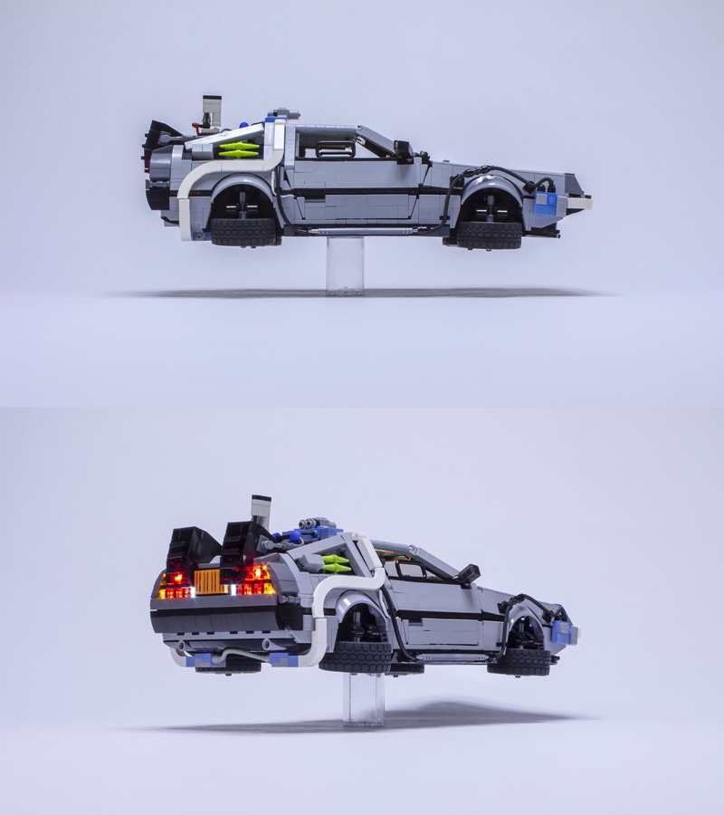 CUSTOM LEGO รถในตำนาน DELOREAN DMC-12 3 CUSTOM LEGO รถในตำนาน DELOREAN DMC-12