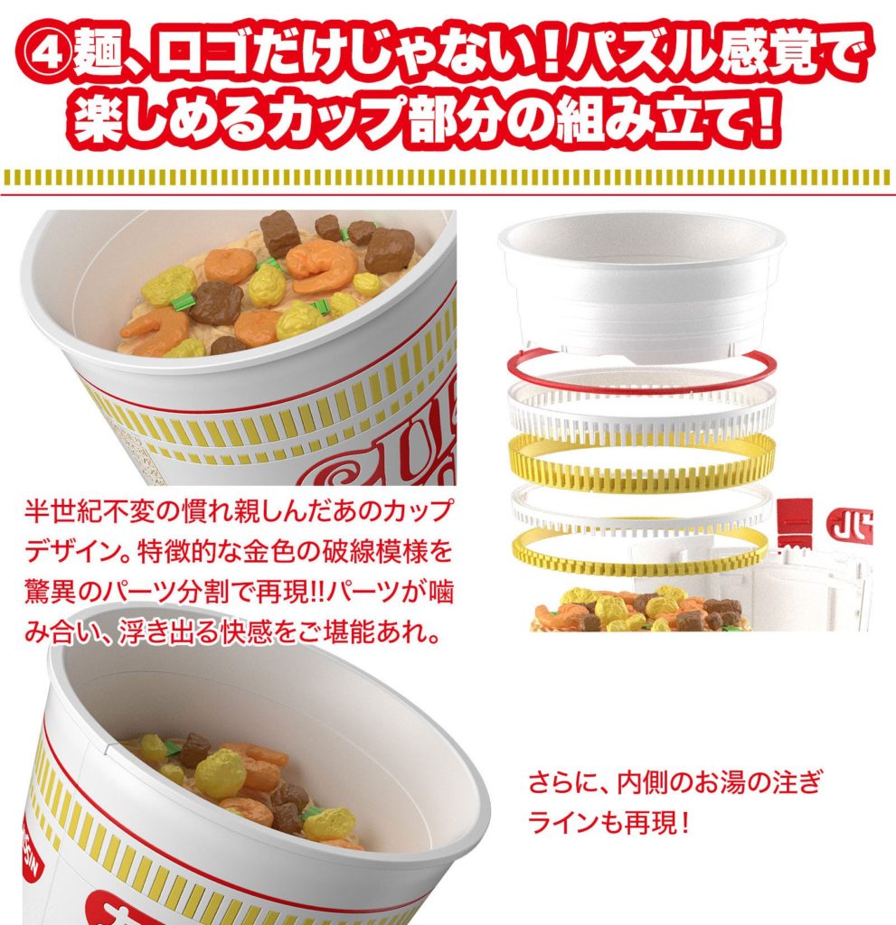 โมเดล NISSIN CUP NOODLE จาก BANDAI ความท้าทายใหม่ของนักต่อโมเดล 7 โมเดล NISSIN CUP NOODLE จาก BANDAI ความท้าทายใหม่ของนักต่อโมเดล