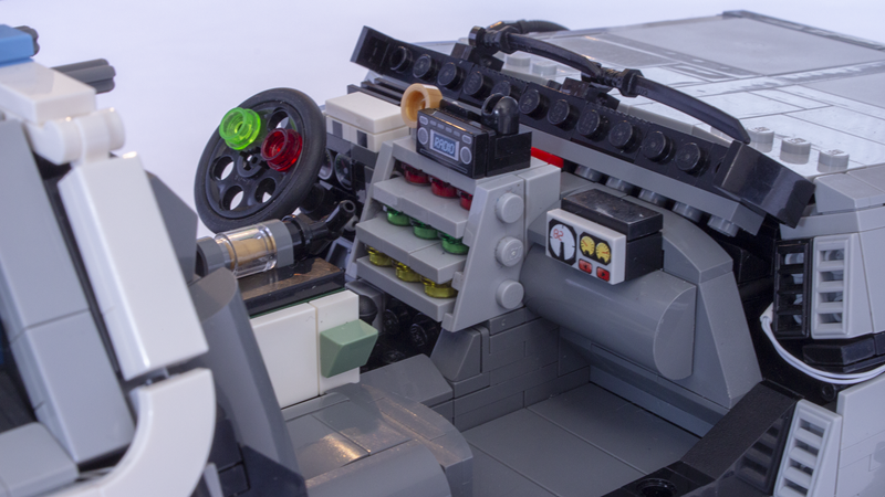 CUSTOM LEGO รถในตำนาน DELOREAN DMC-12 4 CUSTOM LEGO รถในตำนาน DELOREAN DMC-12