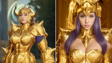 แฟนอาร์ต Taurus จาก Saint Seiya ฝีมือ AI