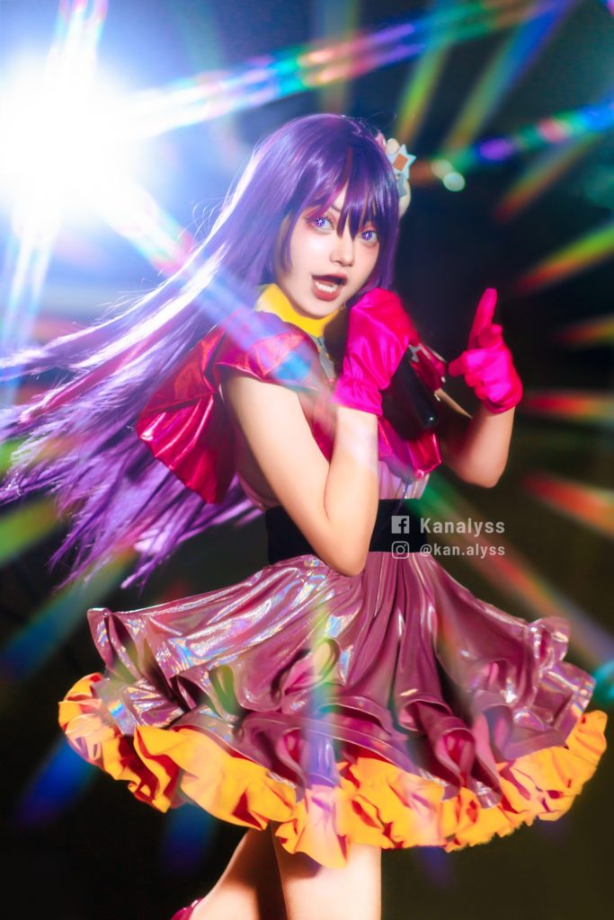 คอสเพลย์ Hoshino Ai จากอนิเมะเกิดใหม่เป็นลูกโอชิ 3 คอสเพลย์ Hoshino Ai จากอนิเมะเกิดใหม่เป็นลูกโอชิ