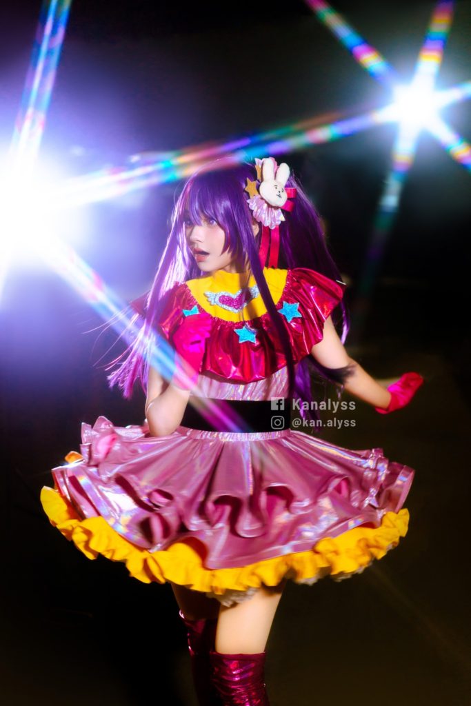 คอสเพลย์ Hoshino Ai จากอนิเมะเกิดใหม่เป็นลูกโอชิ 4 คอสเพลย์ Hoshino Ai จากอนิเมะเกิดใหม่เป็นลูกโอชิ
