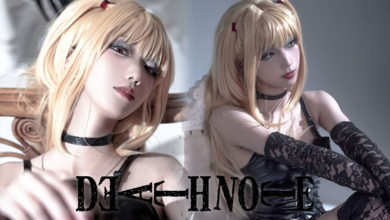 ดุดันกับผลงานการแปลงโฉมเป็น Misa จาก Death Note