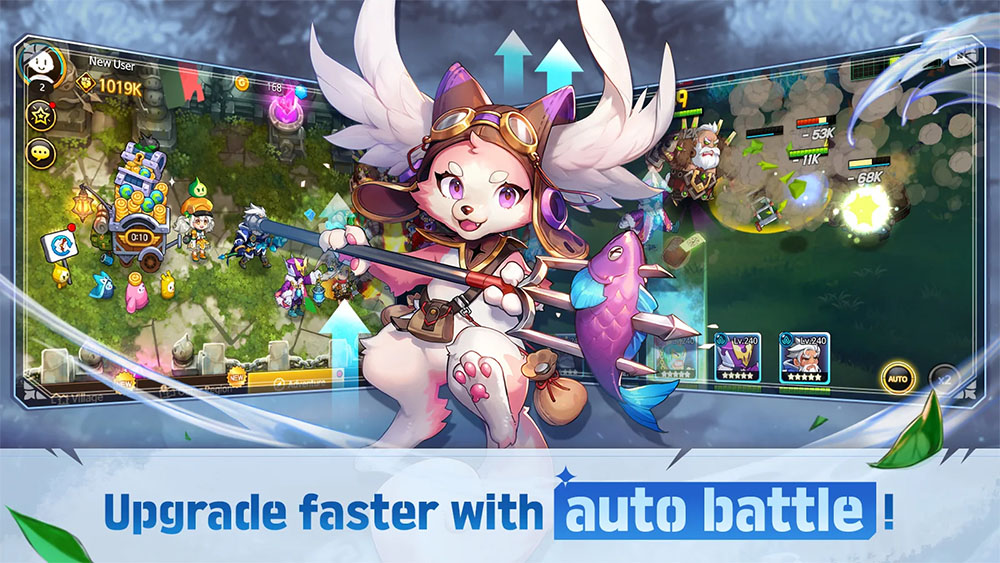 IDLE LUCA เกมมือถือ Idle RPG จัดทีมปล่อยหวดออโต้เต็มรูปแบบแล้วบนสโตร์ไทย