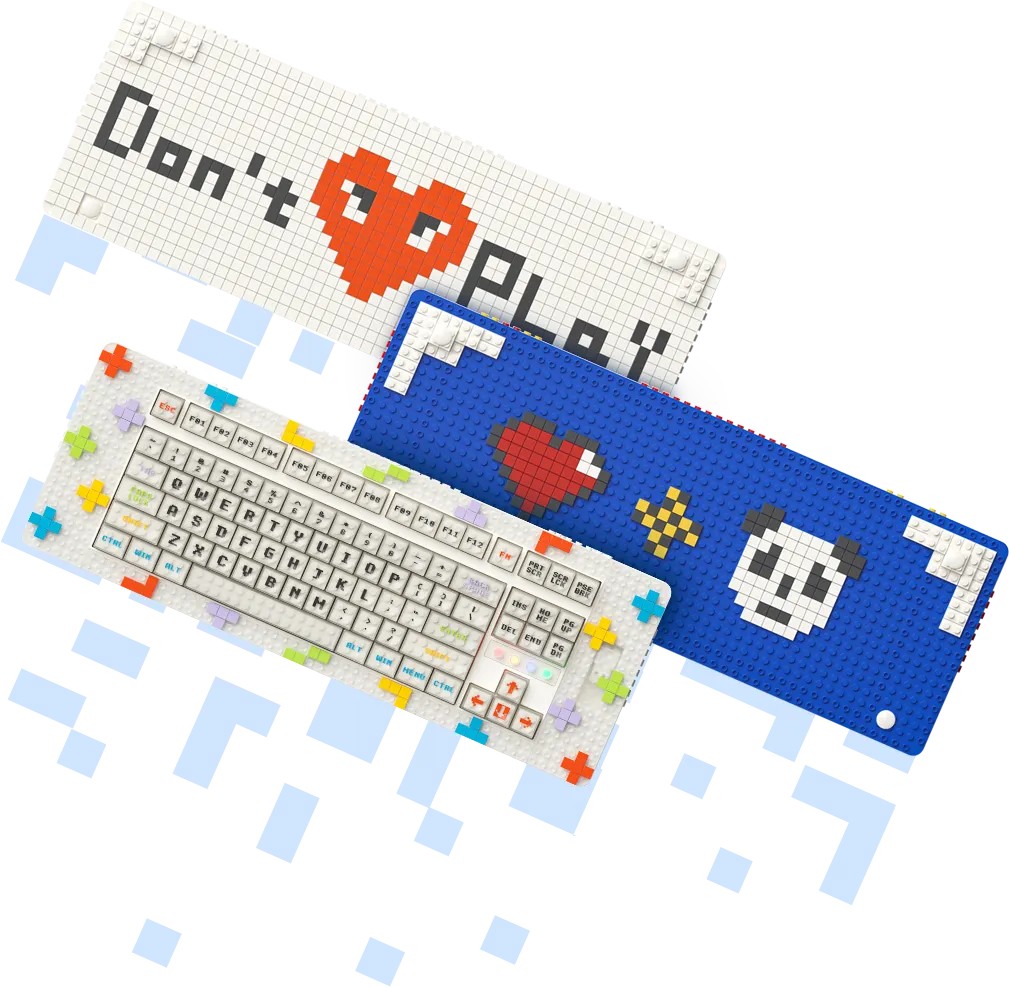 Melgeek Pixel โมดิฟาย​คีย์บอร์ด​สำหรับคนรักการต่อเลโก้