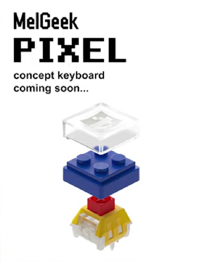 Melgeek Pixel โมดิฟาย​คีย์บอร์ด​สำหรับคนรักการต่อเลโก้
