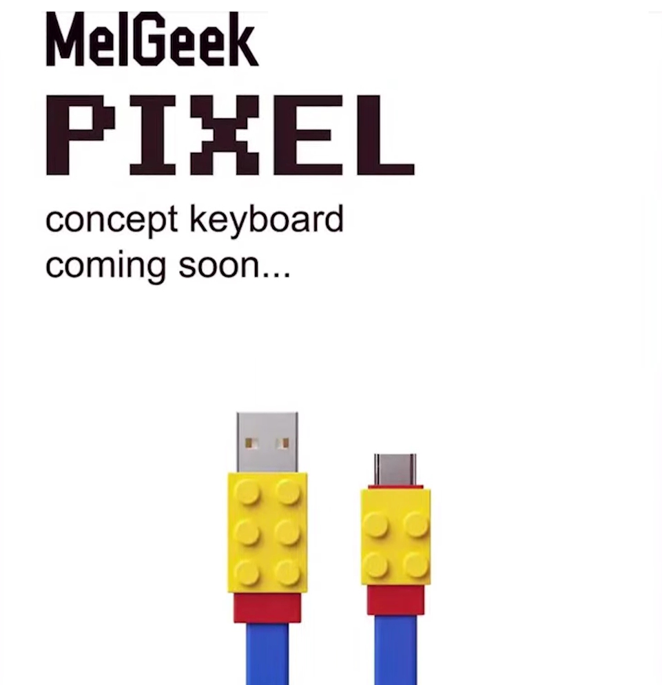 Melgeek Pixel โมดิฟาย​คีย์บอร์ด​สำหรับคนรักการต่อเลโก้