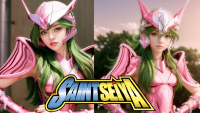 แฟนอาร์ต Andromeda จาก Saint Seiya เวอร์ชั่นสาวสวย