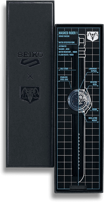 Seiko ฉลองครบ 55 ปี กับนาฬิการุ่นพิเศษ Masked Rider 8 Seiko ฉลองครบ 55 ปี กับนาฬิการุ่นพิเศษ Masked Rider