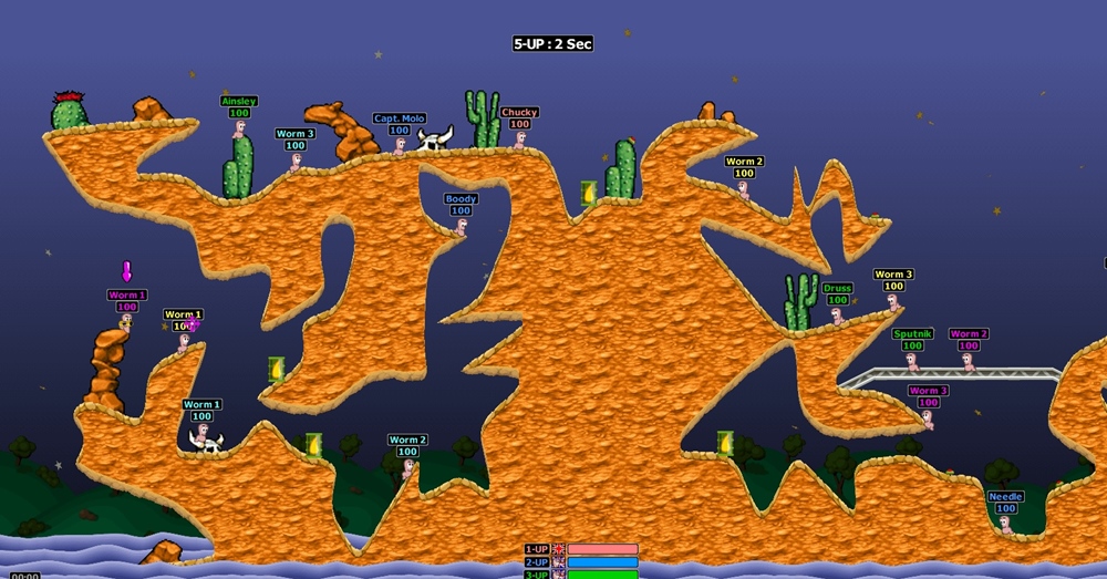 [เปิดกรุเกมเก่า] Worm Armageddon สงครามหนอนสุ่มปั่นทลายโลก